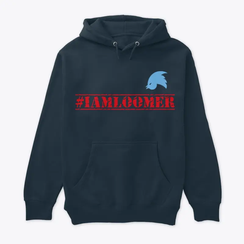 #IAmLoomer Premium Hoodie w/bird