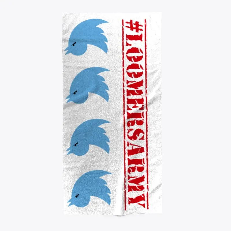 #LOOMERSARMY Beach / Bath Towel 